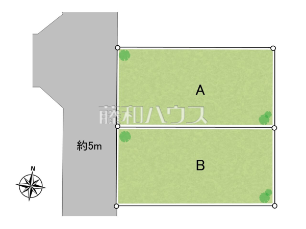 全体区画図 【東大和市向原2丁目】 全体区画図 【東大和市向原2丁目】