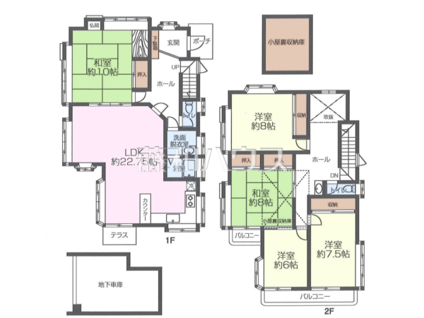 間取図 【東村山市青葉町2丁目】 間取図 【東村山市青葉町2丁目】