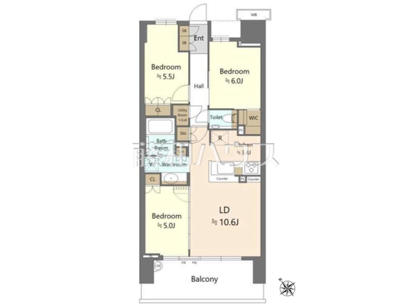 間取図 【プレミスト昭島モリパークレジデンス】 間取図 【プレミスト昭島モリパークレジデンス】