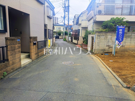 接道状況および現場風景 【朝霞市三原4丁目】/撮影日2025/10/07