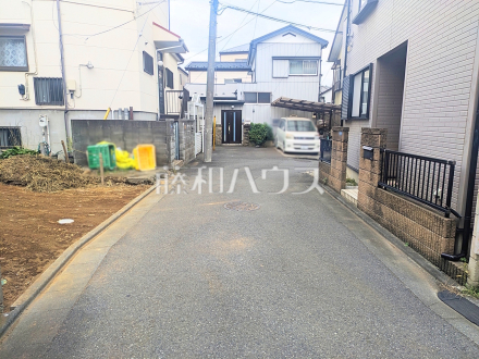 接道状況および現場風景 【朝霞市三原4丁目】/撮影日2025/10/07