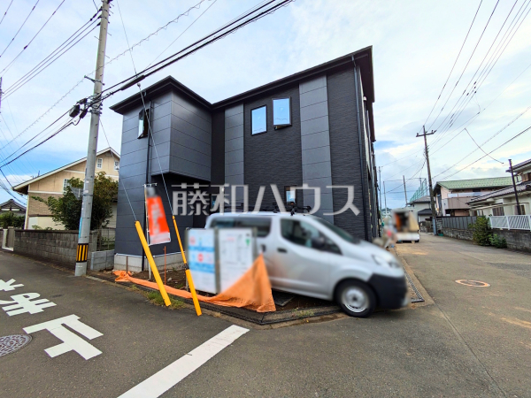 1号棟 接道状況および現場風景 【日野市石田1丁目】 1号棟 接道状況および現場風景 【日野市石田1丁目】