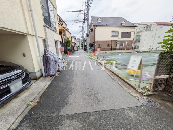 接道状況および現場風景 【中野区野方1丁目】 接道状況および現場風景 【中野区野方1丁目】