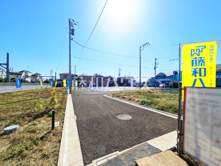 接道状況および現場風景 【国立市谷保】/撮影日2025/10/17