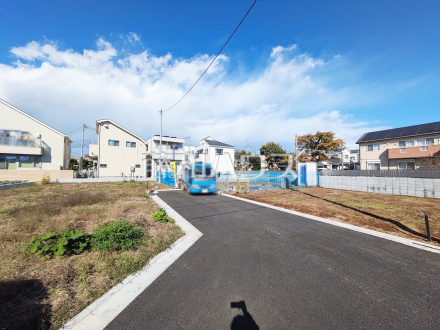 接道状況および現場風景 【国立市谷保】/撮影日2025/11/03