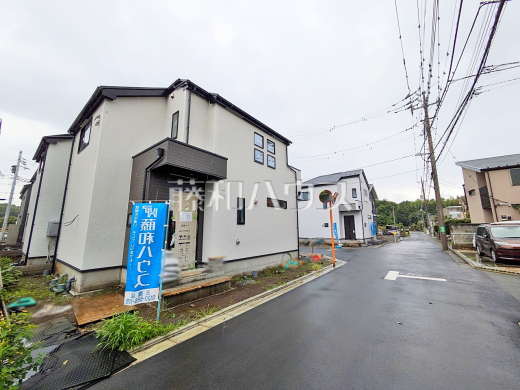 接道状況および現場風景 【三鷹市大沢2丁目】