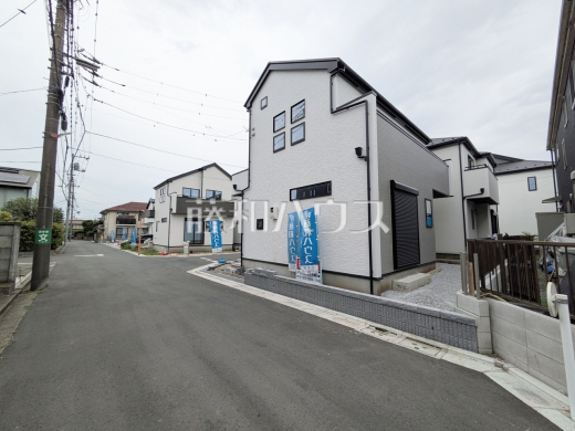 接道状況および現場風景 【三鷹市大沢2丁目】