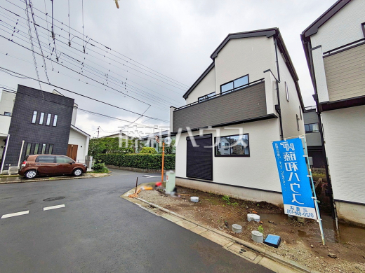 接道状況および現場風景 【三鷹市大沢2丁目】