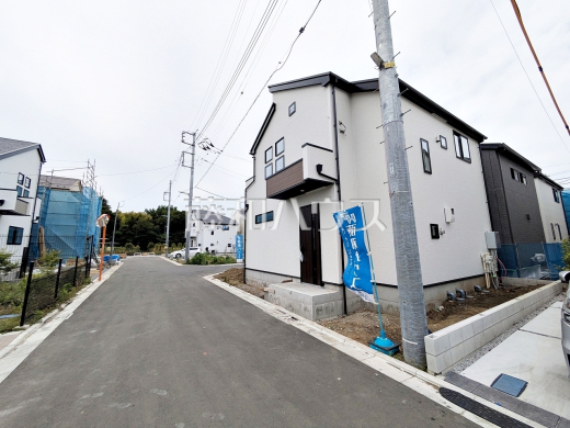 接道状況および現場風景 【三鷹市大沢2丁目】