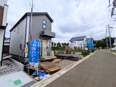 接道状況および現場風景 【三鷹市大沢2丁目】/撮影日2026/05/24
