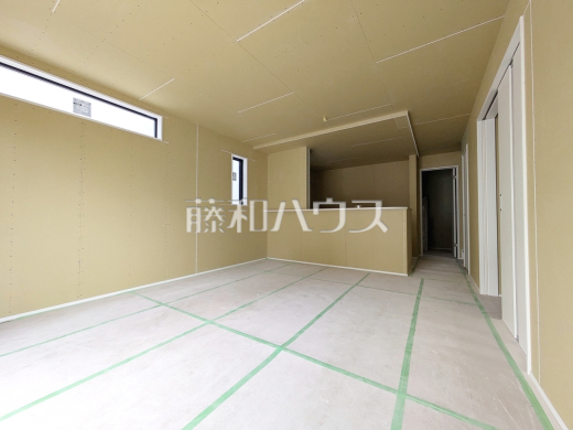 6号棟 リビング(施工中) 【三鷹市大沢2丁目】