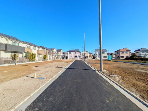 接道状況および現場風景 【立川市若葉町3丁目】