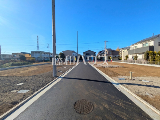 接道状況および現場風景 【立川市若葉町3丁目】