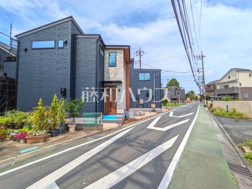 接道状況および現場風景 【立川市若葉町1丁目】