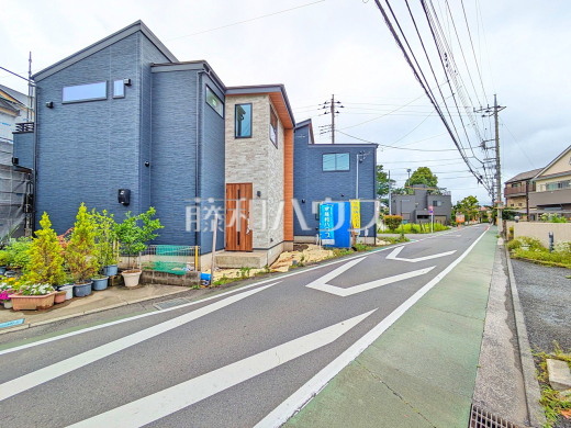 接道状況および現場風景 【立川市若葉町1丁目】