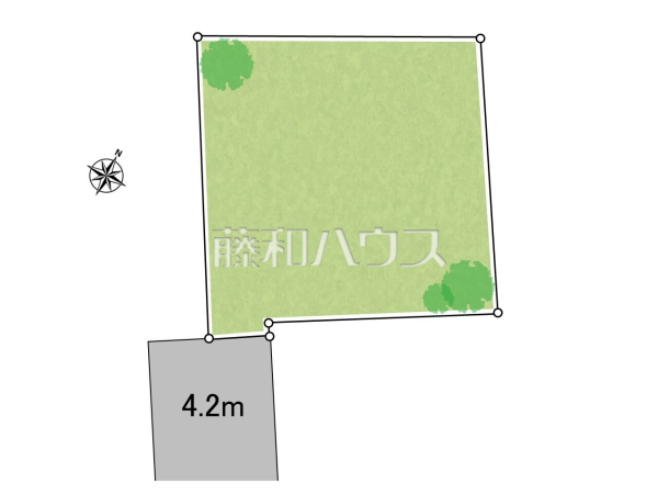 全体区画図 【昭島市美堀町2丁目】 全体区画図 【昭島市美堀町2丁目】