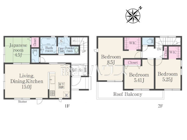 間取図 【志木市中宗岡3丁目】 間取図 【志木市中宗岡3丁目】