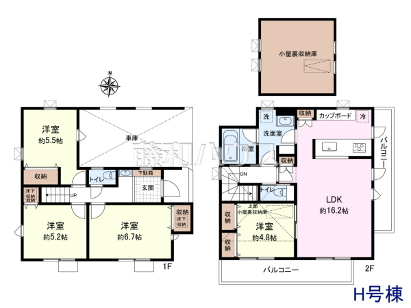 間取図 【世田谷区上祖師谷2丁目】 間取図 【世田谷区上祖師谷2丁目】