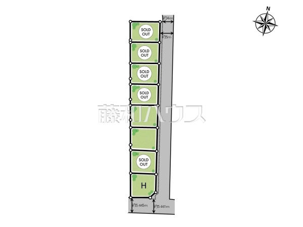 全体区画図 【世田谷区上祖師谷2丁目】 全体区画図 【世田谷区上祖師谷2丁目】