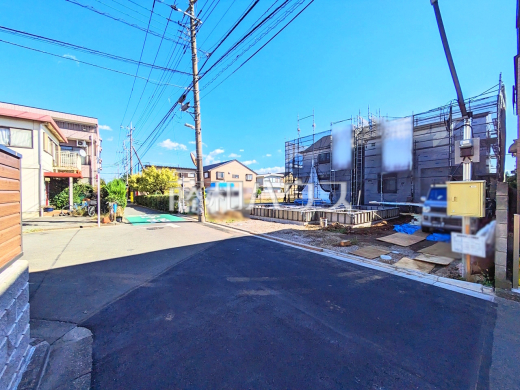 接道状況および現場風景 【小平市仲町】