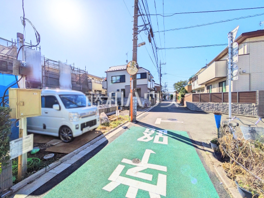 接道状況および現場風景 【小平市仲町】