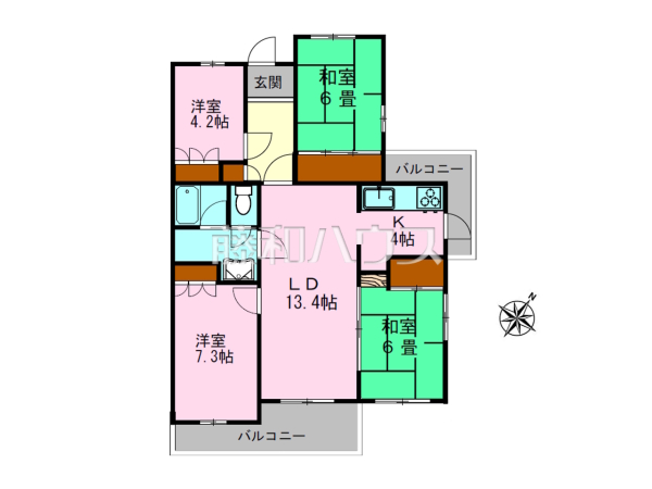 間取図 【グリーンタウン清戸12号棟】 間取図 【グリーンタウン清戸12号棟】