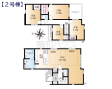 2号棟 間取図 【練馬区大泉学園町4丁目】 2号棟 間取図 【練馬区大泉学園町4丁目】