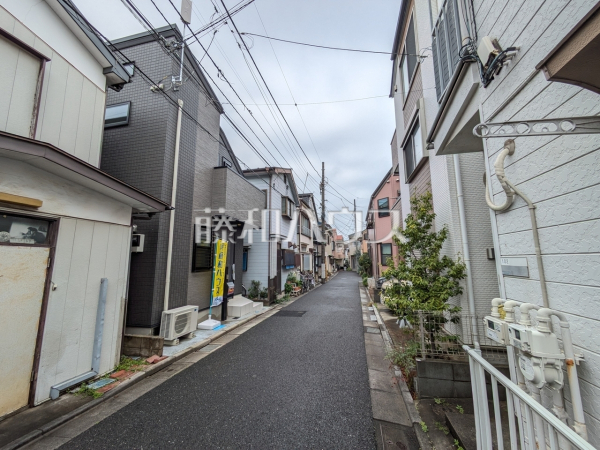 接道状況および現場風景 【練馬区田柄1丁目】 接道状況および現場風景 【練馬区田柄1丁目】