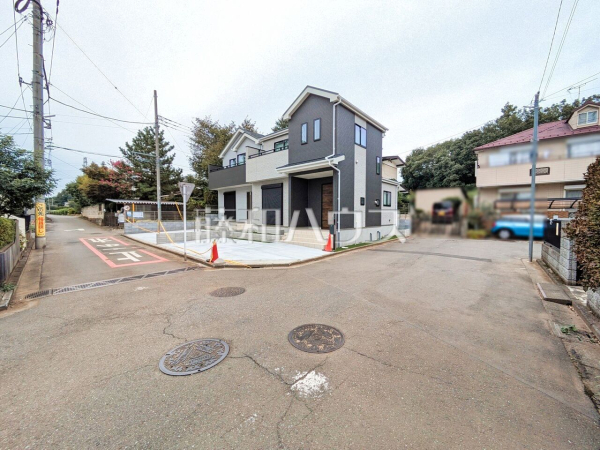 接道状況および現場風景 【所沢市岩岡町】 接道状況および現場風景 【所沢市岩岡町】