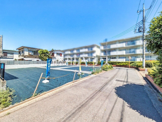 接道状況および現場風景 【立川市柴崎町1丁目】