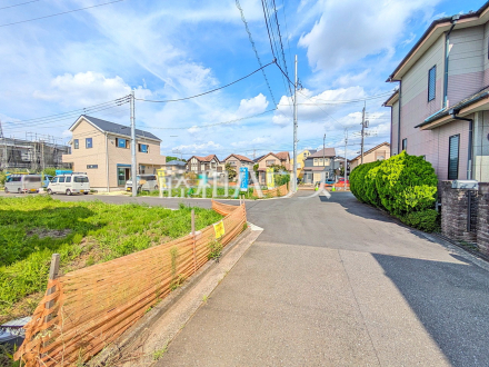 接道状況および現場風景 【立川市若葉町2丁目】/撮影日2026/08/20