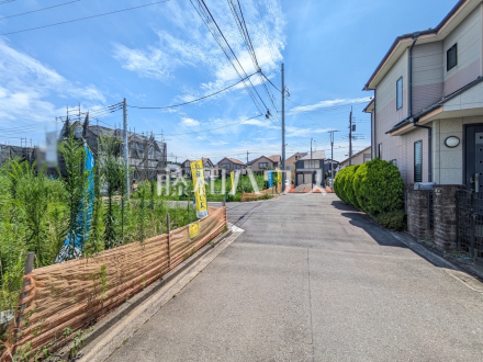 接道状況および現場風景 【立川市若葉町2丁目】/撮影日2026/07/14