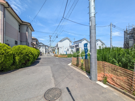 接道状況および現場風景 【立川市若葉町2丁目】/撮影日2026/07/14