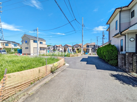 接道状況および現場風景 【立川市若葉町2丁目】/撮影日2026/09/14