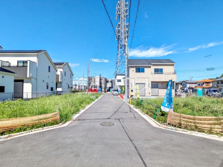 接道状況および現場風景 【立川市若葉町2丁目】/撮影日2026/09/14