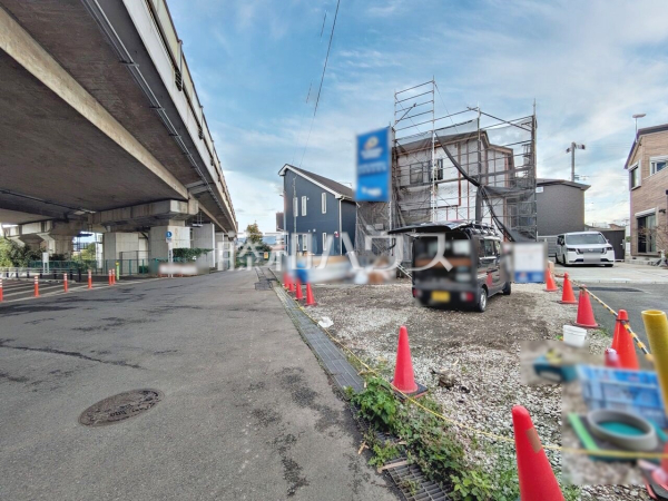 接道状況および現場風景 【八王子市楢原町】 接道状況および現場風景 【八王子市楢原町】
