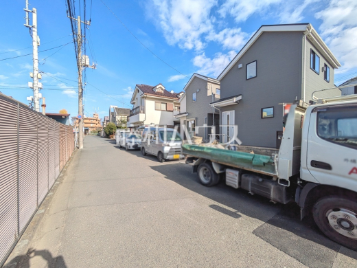 接道状況および現場風景 【小平市上水南町2丁目】