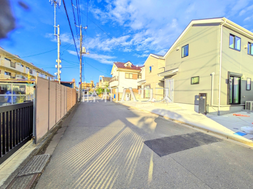 接道状況および現場風景 【小平市上水南町2丁目】