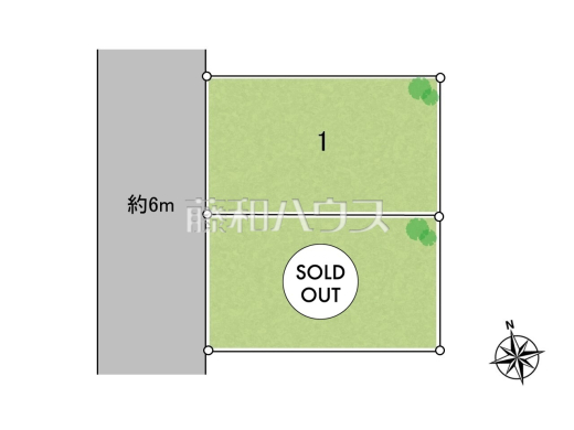 全体区画図 【小平市上水南町2丁目】