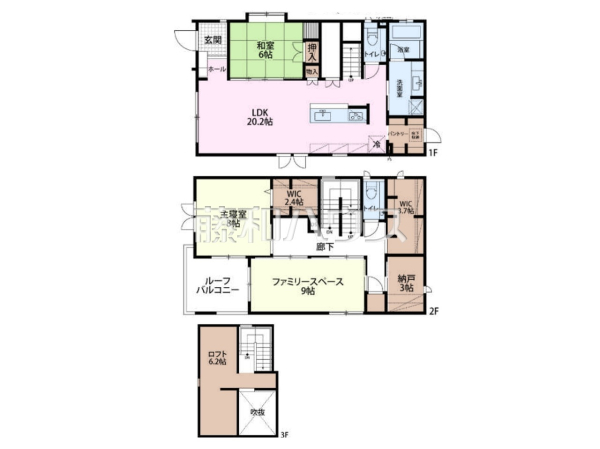 間取図 【稲城市百村】 間取図 【稲城市百村】