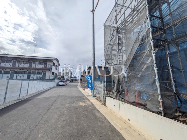 接道状況および現場風景 【和光市白子3丁目】 接道状況および現場風景 【和光市白子3丁目】