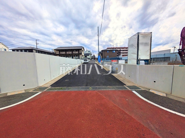 接道状況および現場風景 【和光市白子3丁目】 接道状況および現場風景 【和光市白子3丁目】