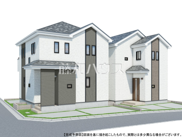完成予想図(外観) 【小平市花小金井5丁目】 完成予想図(外観) 【小平市花小金井5丁目】