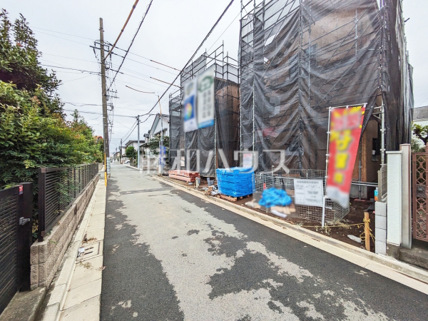 接道状況および現場風景 【小平市花小金井5丁目】 接道状況および現場風景 【小平市花小金井5丁目】