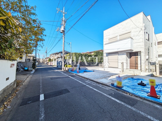 接道状況および現場風景 【国立市西2丁目】