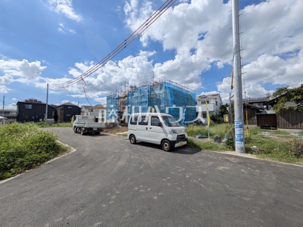 接道状況および現場風景 【日野市大字上田】/撮影日2026/08/06