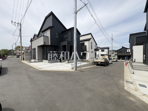 接道状況および現場風景 【清瀬市中里4丁目】