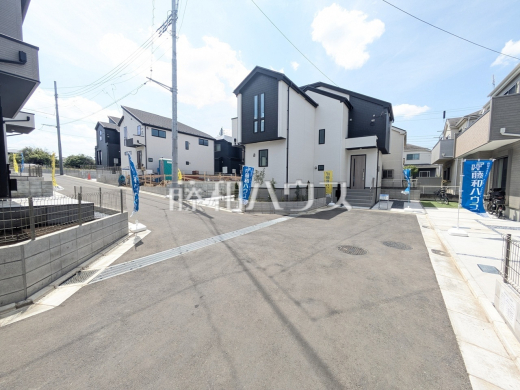 接道状況および現場風景 【清瀬市中里4丁目】