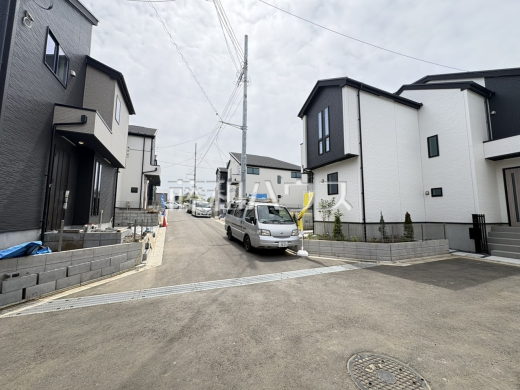 接道状況および現場風景 【清瀬市中里4丁目】