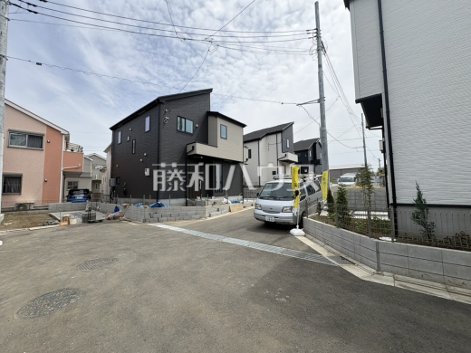 接道状況および現場風景 【清瀬市中里4丁目】